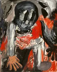 André Butzer, Pluton, 2002, Öl auf Leinwand