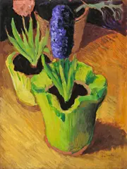 Hyazinthen by August Macke, 1911, Öl auf Holz, sold Nov 2011