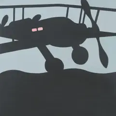 John Wesley, Night Landing, 1983, Acryl auf Leinwand