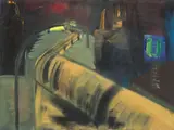 Rainer Fetting, Nacht am Südstern, 1988, Öl auf Leinwand