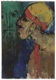 Phantasie by Emil Nolde, 1931, Aquarell, Tuschfeder und -pinsel auf Japan, sold Nov 2010
