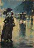 Lesser Ury, Nachtbeleuchtung
