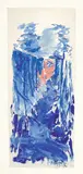 Georg Baselitz, Ohne Titel (Teichdamm), 1974, Öl auf Leinwand, fest auf eine weitere Leinwand montiert