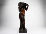Emanuel Kodet, Female Nude, First half of 20th century, Patinated fired clay