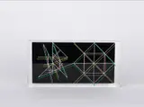 Karel Novosad, Untitled, 1977, Acrylic glass block, printing