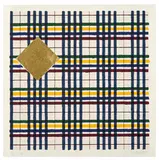 Homan-ji, Series I (3) by Jennifer Bartlett, 1993, Color screenprints with gold, silver, and platinum leaf on handmade Japanese paper, sold Sep 2018