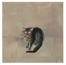 Trini, Gato, 2000, Acrylic on canvas