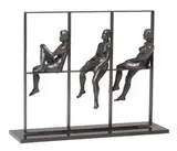 Richard McDermott Miller, Three Girls Sitting, 1966, Bronze