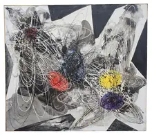 Roberto Crippa, Spirali, 1951-1952, Oil on canvas