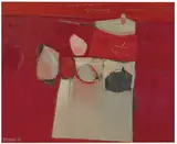 Raimonds Staprans, Red Kitchen, 1965, Oil on canvas