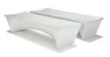 Douglas Deeds, Benches (2), c. 1965, Architectural Fiberglass