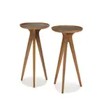 John Van Koert, Tripod tables (2), c. 1960, Drexel