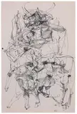 John Altoon, Minotaur, c. 1957-1958, Ink on paper