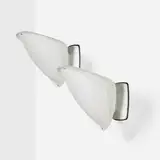 Gio Ponti, Sconces, pair, c. 1965, lacquered acrylic, acrylic