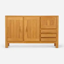 Maison Regain, Cabinet, c. 1975, elm