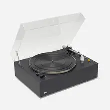 Dieter Rams, PS 500 turntable, 1968, enameled steel, acrylic