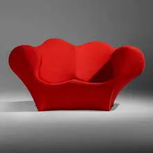 Double Soft Big Easy sofa by Ron Arad, 1989, polyurethane foam, upholstery, sold Mar 2024