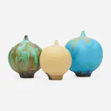 Rose and Erni Cabat, Collection of three Feelies, 1970-85, glazed stoneware