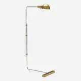 Floor lamp, model 1H by Cedric Hartman, 1968, brass, chrome-plated metal, sold Mar 2024