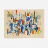 John von Wicht, Untitled, acrylic on paper