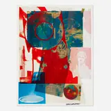 Robert Rauschenberg, Local Quarry One, 1968, offset lithograph in colors