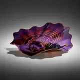 Dale Chihuly, Violet Persian with Yellow Lip Wrap group