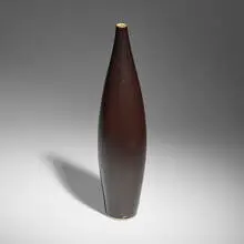 Tall vase by Toini Muona, c. 1950, glazed porcelain, sold Feb 2024
