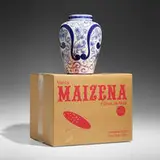 Eduardo Sarabia, A thin line between love and hate 37, 2005, hand-painted earthenware, screenprinted cardboard, tape