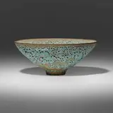 James Lovera, Bowl, volcanic-glazed earthenware