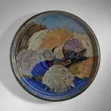 Henry Takemoto, Charger, c. 1965, glazed stoneware