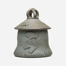 Ashanti by Robert Turner, 1979, glazed stoneware, sold Feb 2024