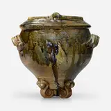 Don Reitz, Urn with 2 Handles, 1978, salt-glazed stoneware