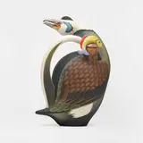 Annette Corcoran, Bird teapot, c. 2005, glazed porcelain, china paint