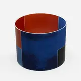 Bodil Manz, Cylinder No. 5, 2000, molded and transfer-decorated porcelain