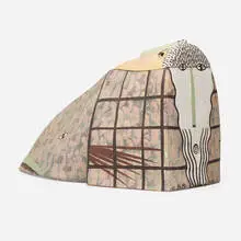 Andrea Gill, Fish Container, 1983, glazed earthenware
