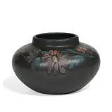 earthenware squat vase by Edward T. Hurley for Rookwood Pottery, sold Jun 2021