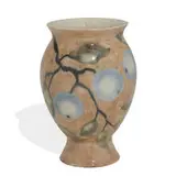 Jens Jensen for Rookwood Pottery, porcelain vase with large blue plum decoration