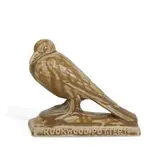 Fine Tiles advertising Rook figural paperweight by Rookwood Pottery, sold Jun 2021