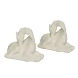 porcelain giraffe figural bookends, pair by Rookwood Pottery, sold Jun 2021