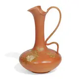 exceptional earthenware Dull Finish glaze ewer by Kataro Shirayamadani for Rookwood Pottery, sold Jun 2021