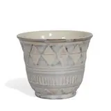 Elizabeth Barrett for Rookwood Pottery, late Art Deco porcelain Vellum glaze flaring vase