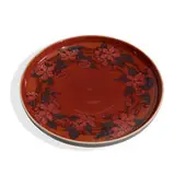 Sara Sax for Rookwood Pottery, porcelain French Red glaze low center bowl