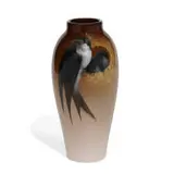 Carl Schmidt for Rookwood Pottery, earthenware Iris glaze vase