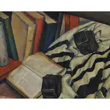 Todros Geller, Still Life with Torah, Tallit and Tefillin, 1929