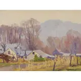 Karl Brandner, Farm Landscape, Nashville, Brown County, Indiana