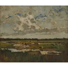 Harry Ives Thompson, Landscape with Cows