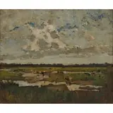 Harry Ives Thompson, Landscape with Cows