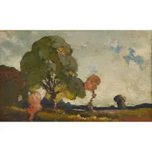 William C. Emerson, A Pair of Tonalist Landscapes