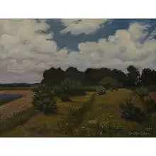Józef Charyton, Landscape of Rural Poland, 1973