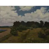 Józef Charyton, Landscape of Rural Poland, 1973